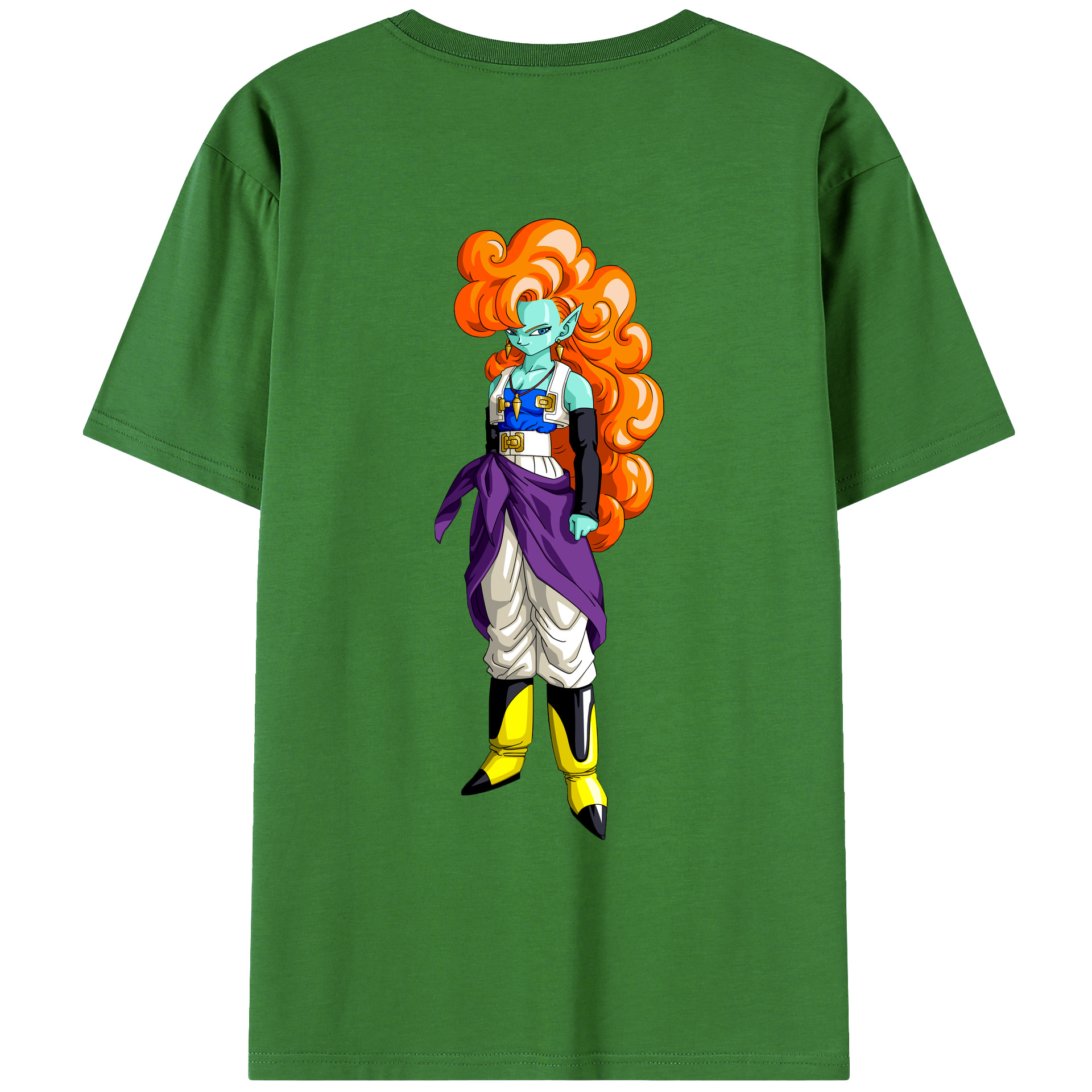 （画像用） ドラゴンボール DRAGON BALL レディース半袖Tシャツ(バックプリント)